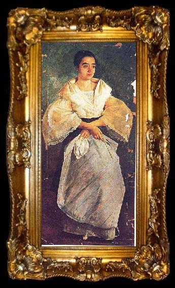 framed  Juan Luna La Bulaquena, ta009-2